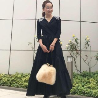 バーニーズニューヨーク ボーダー マキシワンピース/ロングワンピース