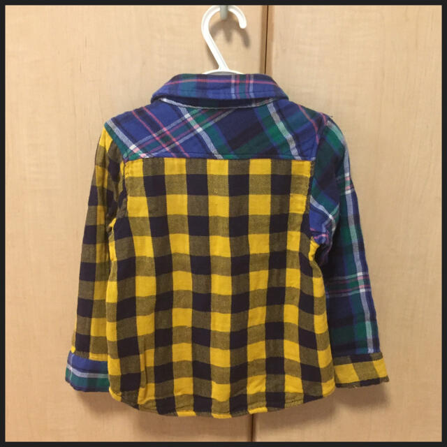 JUNK STORE(ジャンクストアー)の【JUNK STORE】ボーイズ ネルシャツ 100cm クレイジーカラー キッズ/ベビー/マタニティのキッズ服男の子用(90cm~)(ブラウス)の商品写真