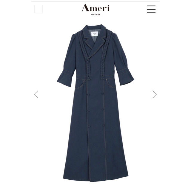 Ameri VINTAGE(アメリヴィンテージ)のアメリヴィンテージ新作新品タグ付きTAILOR SUSPENDER DRESS レディースのワンピース(ロングワンピース/マキシワンピース)の商品写真