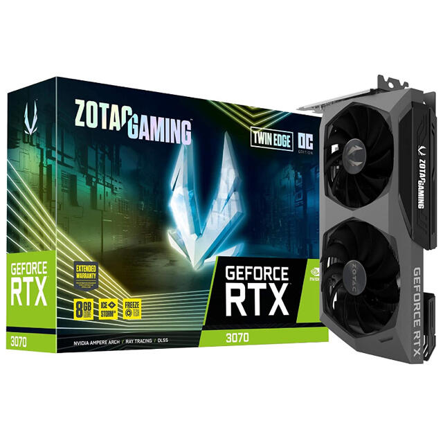 新品未開封 ZOTAC GeForce RTX 3070 Twin Edgeスマホ/家電/カメラ