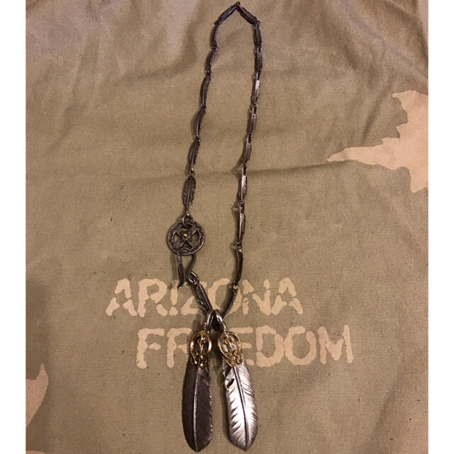 ARIZONA FREEDOM(アリゾナフリーダム)のアリゾナフリーダム　オーダー　フェザーチェーン メンズのアクセサリー(ネックレス)の商品写真