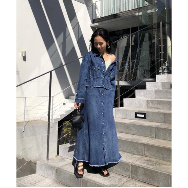 Ameri◆ 4WAY DENIM DRESS COAT Sサイズ