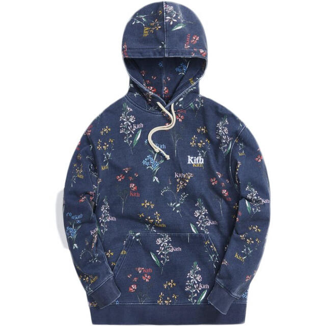 新品 KITH WILLIAMS 2 FLORAL HOODIE L パーカー