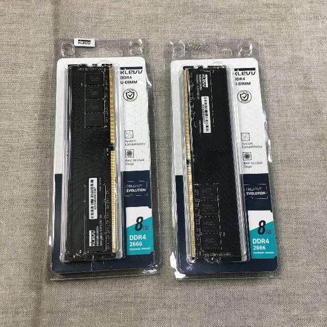 KLEVV デスクトップPC用 メモリ DDR4 2666 8GB x 2枚