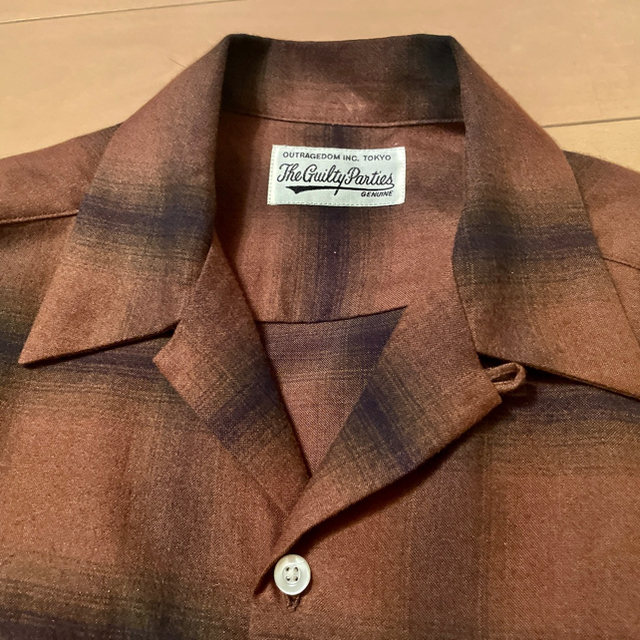 WACKO MARIA(ワコマリア)のワコマリア OMBRAY CHECK OPEN COLLAR SHIRT シャツ メンズのトップス(シャツ)の商品写真