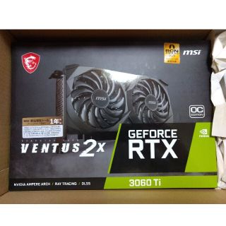 ★新品未開封★ MSI RTX3060TI VENTUS 2X OCV1(PCパーツ)