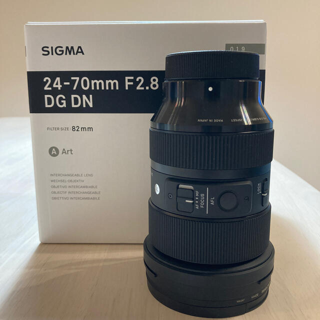 SIGMA(シグマ)の【美品】SIGMA 24ー70mm Ｆ2.8 DG DN Eマウント おまけ付き スマホ/家電/カメラのカメラ(レンズ(ズーム))の商品写真