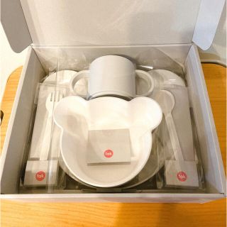 アクタス(ACTUS)の☆utut様専用☆tak KIDS GIFT BOX BEAR グレー(離乳食器セット)