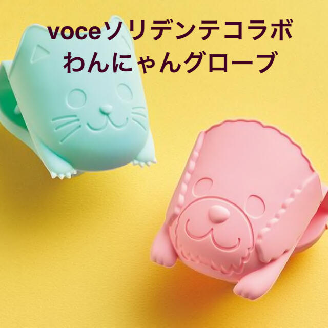 講談社(コウダンシャ)の【美品】voce ソリデンテ　メグベイビーコラボ　ワンニャングローブ　 コスメ/美容のダイエット(エクササイズ用品)の商品写真