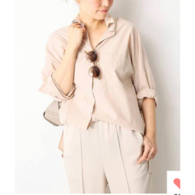 【Deuxieme Classe】 EVERYDAY ワイドシャツ ピンク