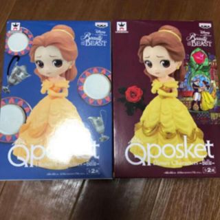 ビジョトヤジュウ(美女と野獣)のディズニー Qposket  美女と野獣 ベル 初期 2体セット　未開封(SF/ファンタジー/ホラー)