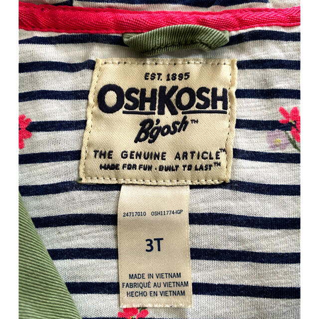 OshKosh(オシュコシュ)の【OSHKOSH B'gosh】ジャンパー ウィンドブレーカー アウター キッズ/ベビー/マタニティのキッズ服女の子用(90cm~)(ジャケット/上着)の商品写真