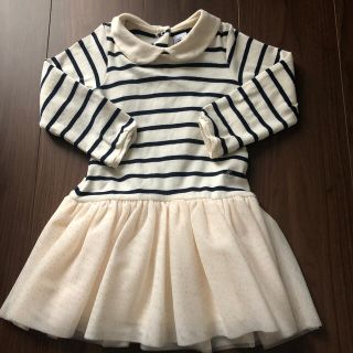 プチバトー(PETIT BATEAU)のプチバトー ワンピース 24m(ワンピース)