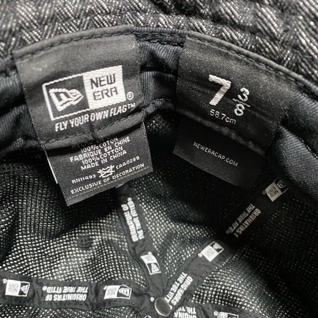 NEW ERA(ニューエラー)の美品 NEW ERA EXPLORER DENIM HERRINGBONE メンズの帽子(ハット)の商品写真