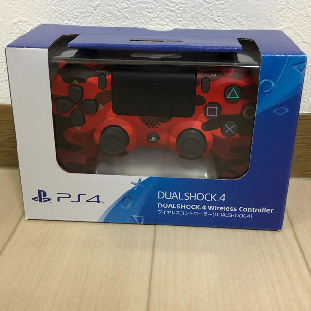 新品未開封　PS4 純正ワイヤレスコントローラー　マグマレッド