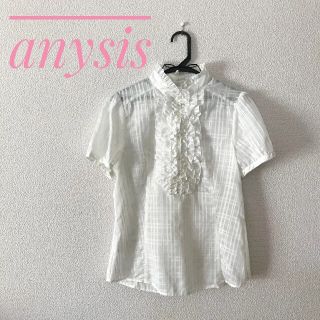 エニィスィス(anySiS)のエニィスィス　レディースブラウス　大人気　モテ　入学　卒業　フォーマル(シャツ/ブラウス(半袖/袖なし))