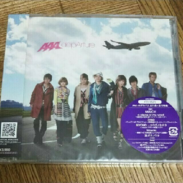 AAA(トリプルエー)のAAA departure アルバム 美品 DVD付き エンタメ/ホビーのCD(ポップス/ロック(邦楽))の商品写真