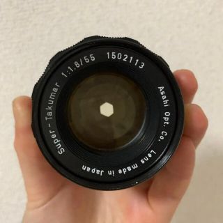 PENTAX SuperTakumar55mm f1.8  マウントアダプタ付き