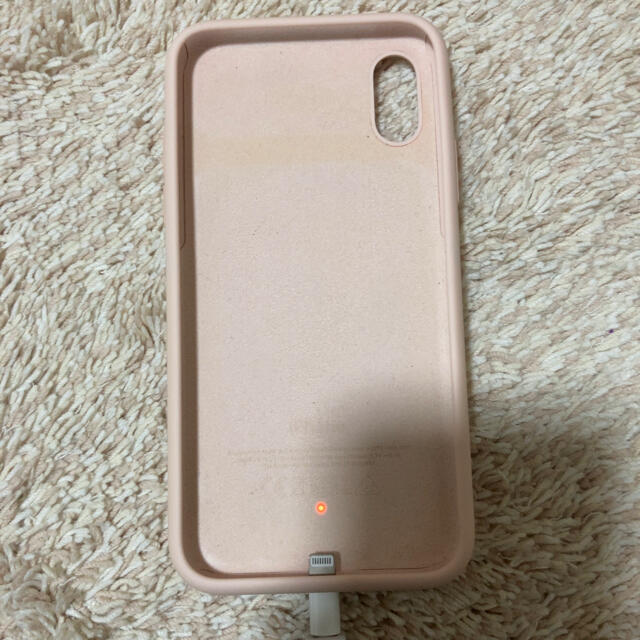 iPhone XS Smart Battery Case - ピンクサンド 純正