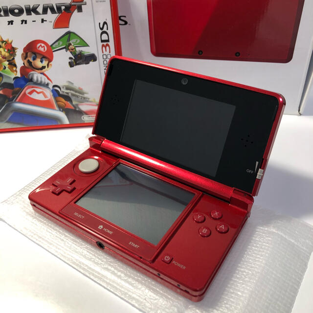 ☆極美品！付属品全て完備！マリオカート7付！任天堂 3DS メタリック