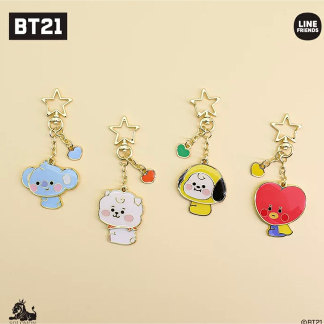 防弾少年団(BTS)(ボウダンショウネンダン)のBT21 キーホルダー　キーリング　TATA  エンタメ/ホビーのCD(K-POP/アジア)の商品写真