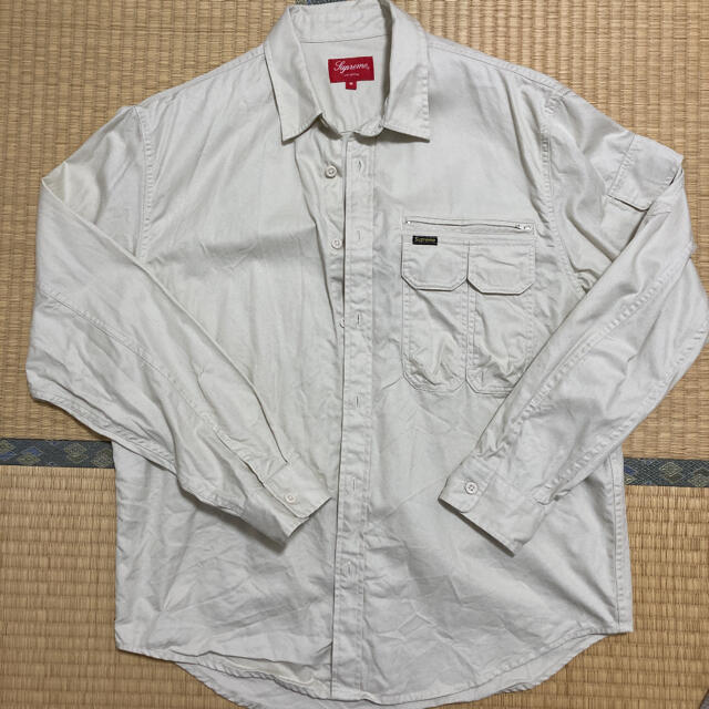 supreme 20aw twill multi pocket shirt