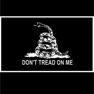 インテリア 壁掛け サイズ 90×150cm DONT TREAD ON ME(その他)