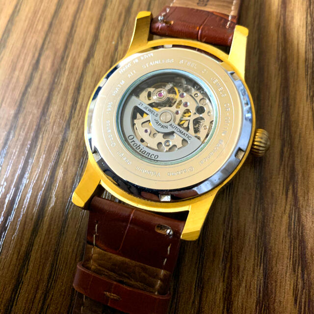 Orobianco(オロビアンコ)のA級品 orobianco オロビアンコ タイムオラ メンズ 自動巻き レザー メンズの時計(腕時計(アナログ))の商品写真