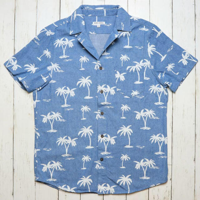 BANKS バンクス PALM TREES WOVEN SHIRT Sサイズ