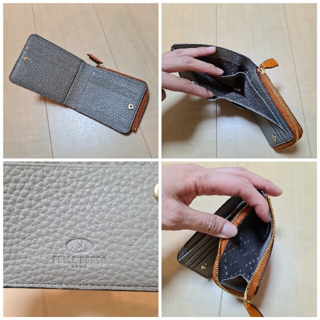 PELLE BORSA(ペレボルサ)のペレボルサ★コンパクトミニ財布 新品未使用 レディースのファッション小物(財布)の商品写真
