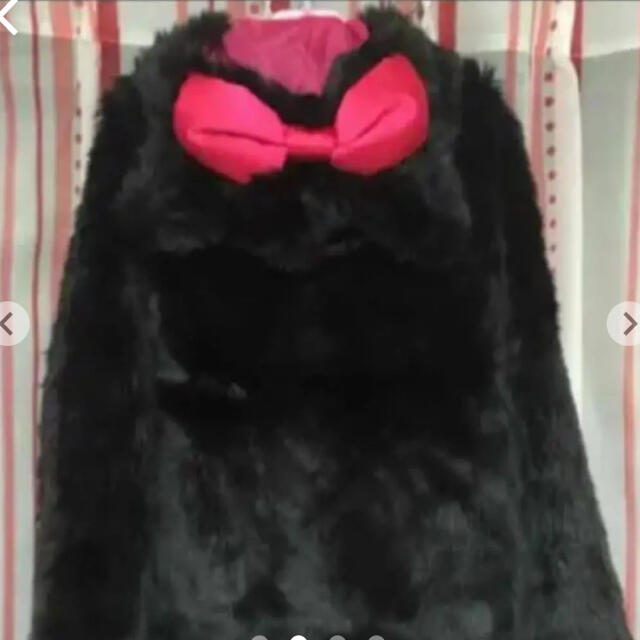 EARTHMAGIC(アースマジック)の猫耳ファージャンバー　150 キッズ/ベビー/マタニティのキッズ服女の子用(90cm~)(ジャケット/上着)の商品写真