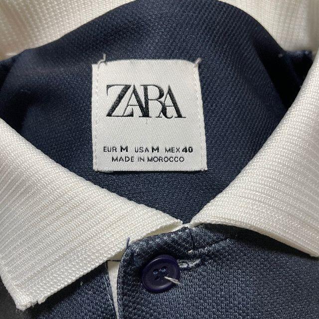 ZARA(ザラ)のZARA ストライプ トリコロール ポロシャツ メンズのトップス(ポロシャツ)の商品写真