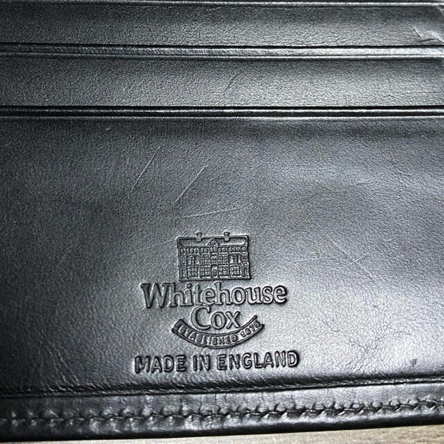 WHITEHOUSE COX(ホワイトハウスコックス)のWhitehouse Cox made in England レザー2つ折り財布 メンズのファッション小物(折り財布)の商品写真