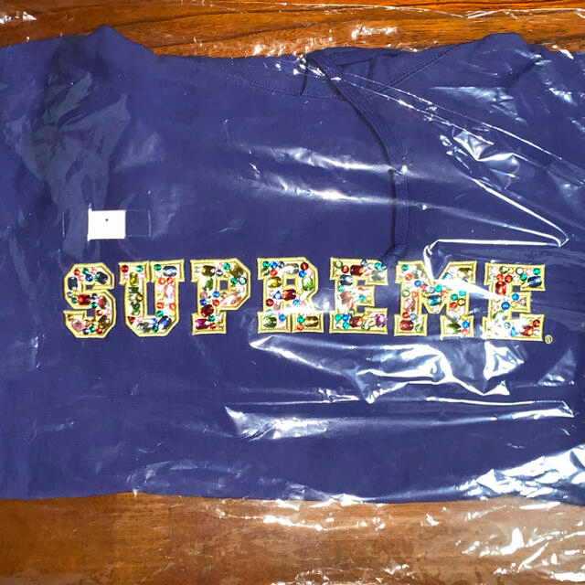 Supreme(シュプリーム)のシュプリーム  ジュエル　パーカー　ダークロイヤル色 Mサイズ メンズのトップス(パーカー)の商品写真