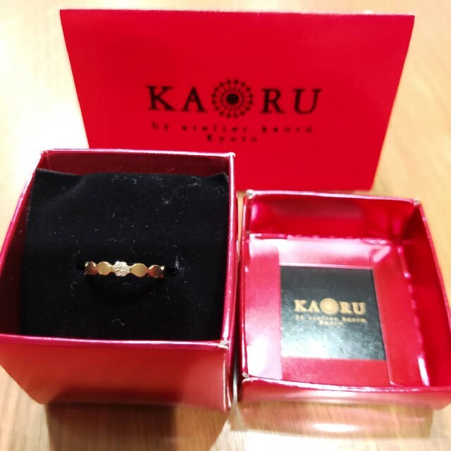 KAORU  リング 　素材：K10＆ダイヤモンド 　サイズ：7.5号　送料無料 1