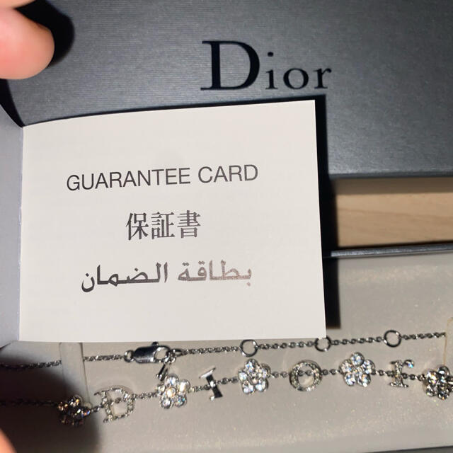 Dior(ディオール)のDior ロゴストーンネックレス(箱、保証書付き) レディースのアクセサリー(ネックレス)の商品写真