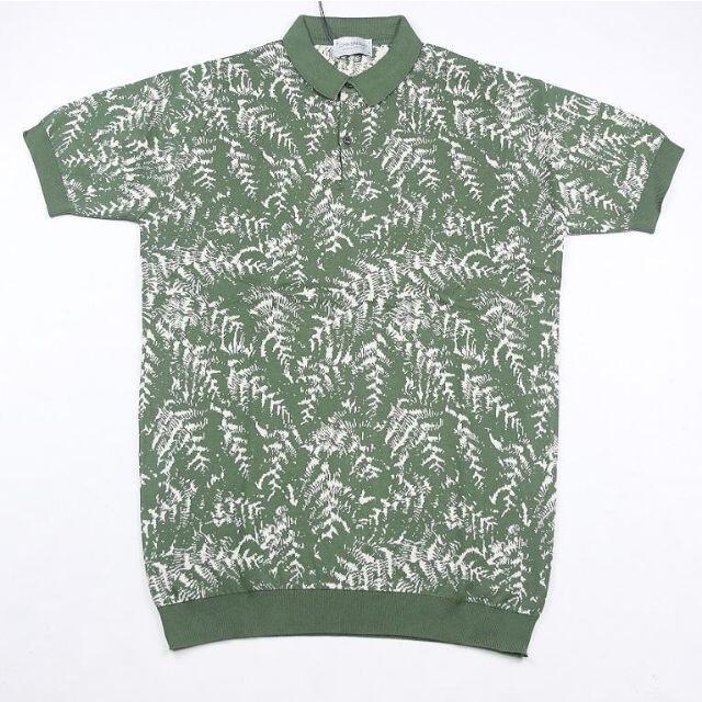 新品 ジョンスメドレー ポロシャツ Mサイズ SEPAL GREEN/BNB