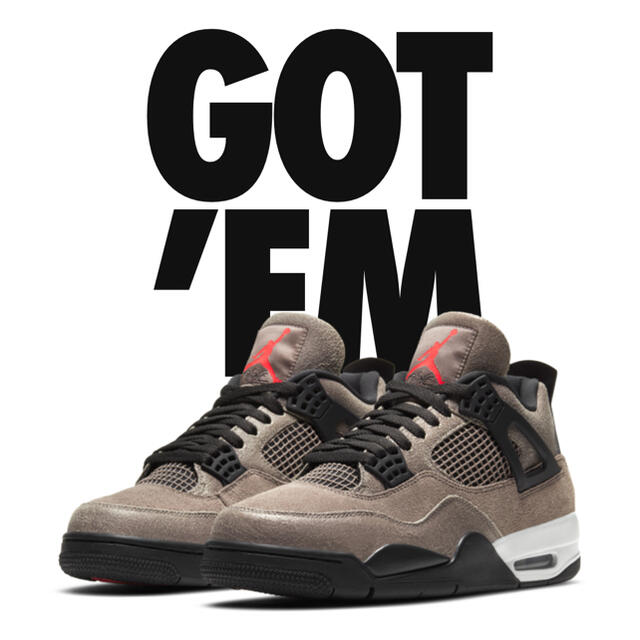 メンズ(新品)air jordan 4 aj4 taupe haze 28.0