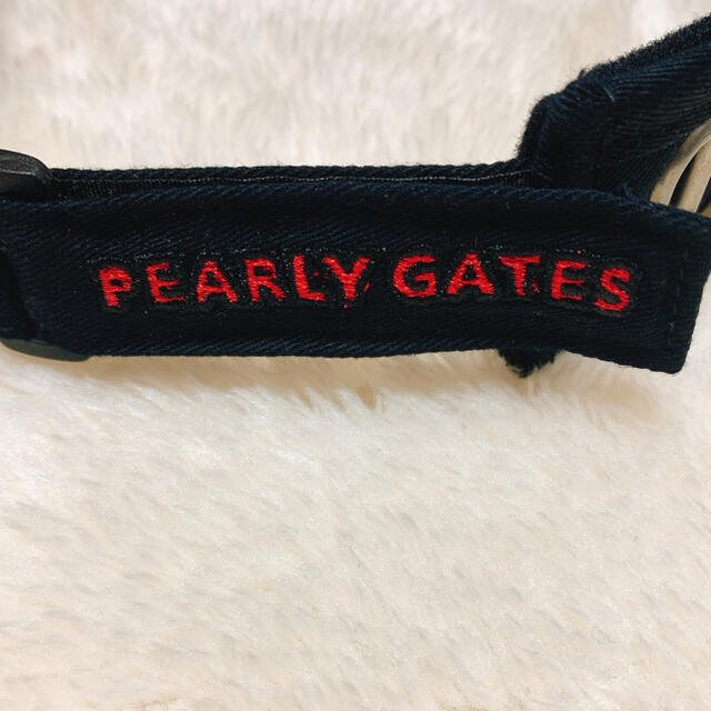 PEARLY GATES(パーリーゲイツ)の新品✨PEARLY GATES😊パーリーゲイツ💕サンバイザー黒 スポーツ/アウトドアのゴルフ(その他)の商品写真