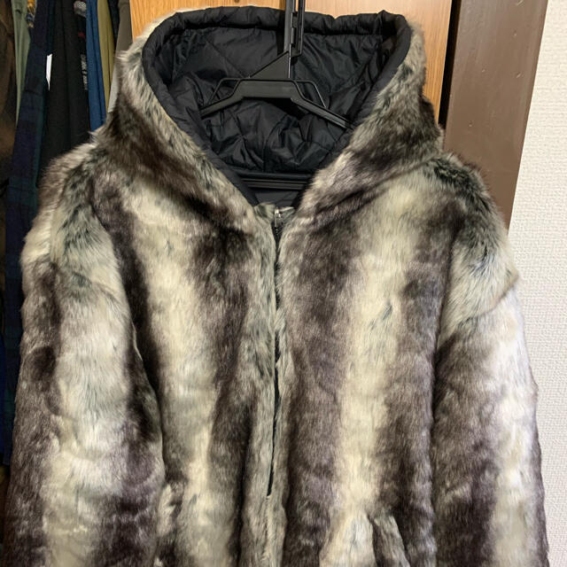 supreme faux fur jkt bandana box logo - mgf.ru
