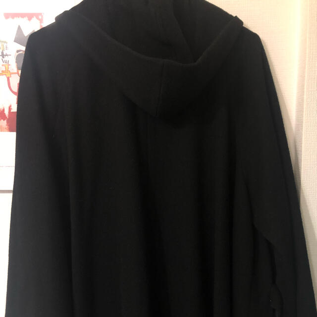 Yohji Yamamoto(ヨウジヤマモト)のyohji yamamoto／オーバーサイズフードコート メンズのジャケット/アウター(トレンチコート)の商品写真