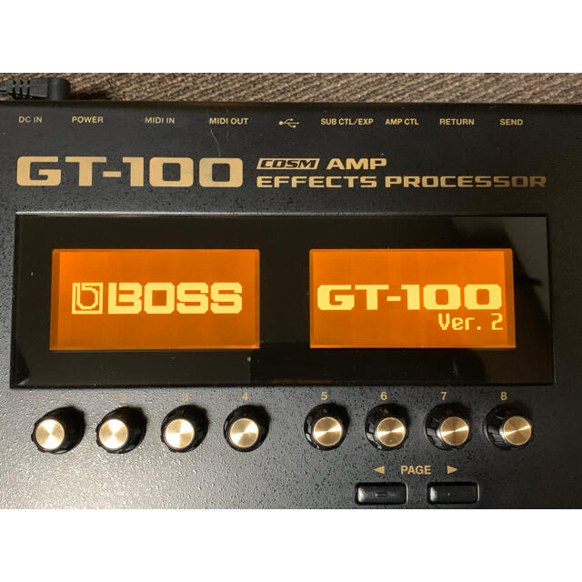 BOSS(ボス)のboss gt-100 ver.2 楽器のレコーディング/PA機器(エフェクター)の商品写真