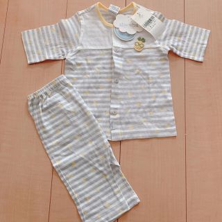 プチバトー(PETIT BATEAU)のabsorba パジャマ 80cm 新品未使用(パジャマ)