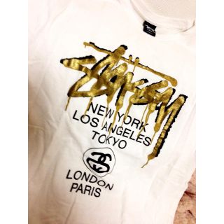 ステューシー(STUSSY)のSTUSSY 白Tシャツロゴ(Tシャツ(半袖/袖なし))