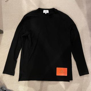 カルバンクライン(Calvin Klein)のcalvin klein カルバンクライン　カットソー　黒　L(Tシャツ/カットソー(七分/長袖))