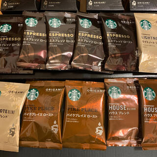 スターバックスコーヒー(Starbucks Coffee)のスターバックス　ドリップコーヒー　オリガミ　11袋(コーヒー)