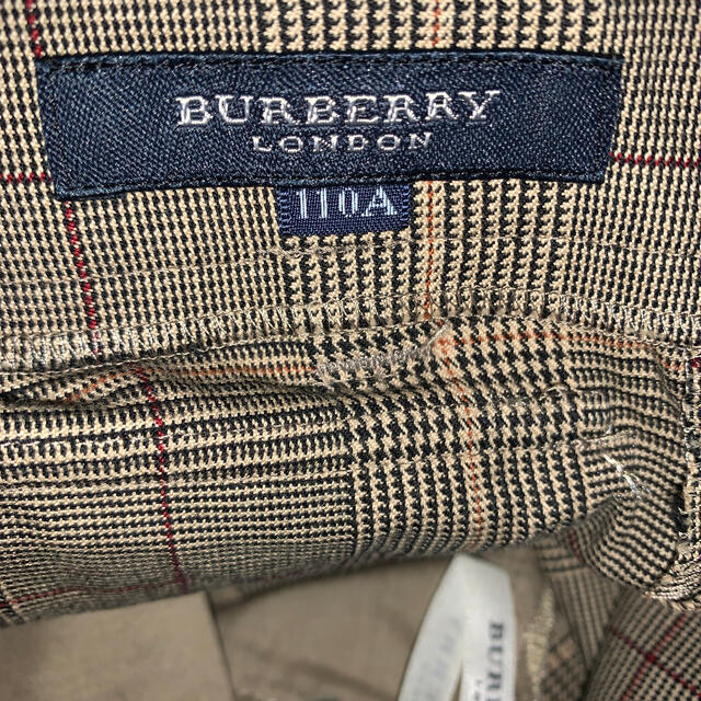 BURBERRY(バーバリー)のバーバリー　チェックパンツ　110 キッズ/ベビー/マタニティのキッズ服男の子用(90cm~)(パンツ/スパッツ)の商品写真