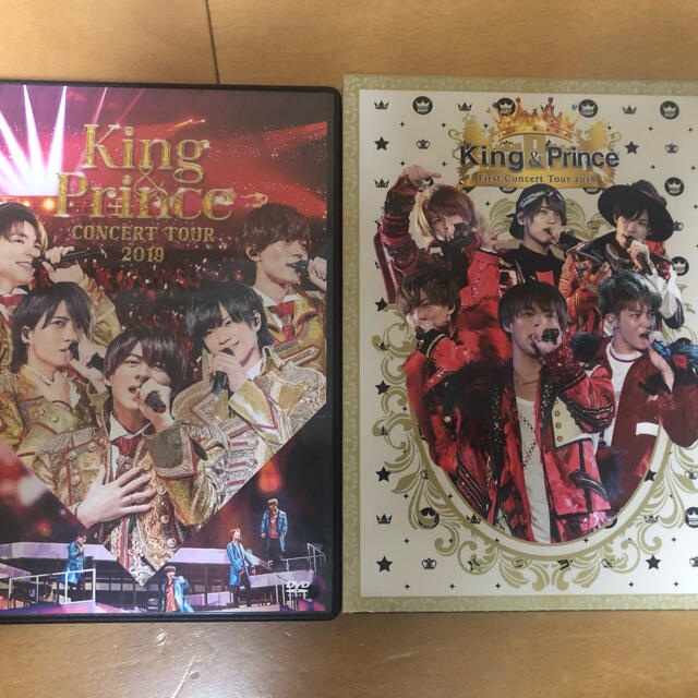 King&Prince LIVE DVD2018初回限定盤、2019通常盤