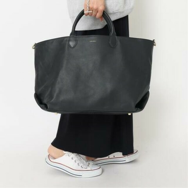 L'Appartement DEUXIEME CLASSE(アパルトモンドゥーズィエムクラス)のDeuxieme Classe CELERI/セルリ TOTE BAG ネイビー レディースのバッグ(トートバッグ)の商品写真