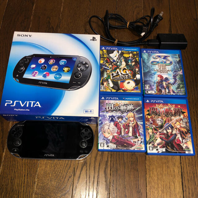 除菌対応PSVITA本体  PCH-1000 他ソフト4本セット　#除菌対応#